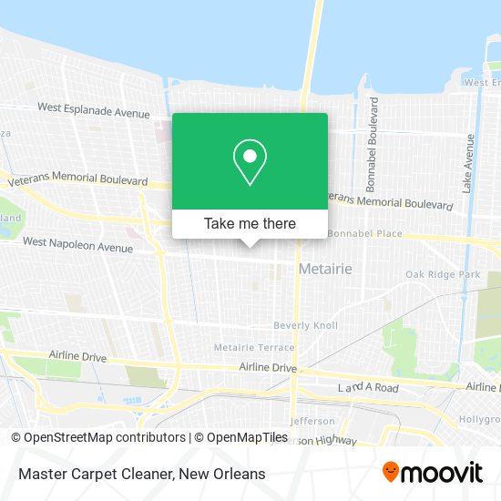 Mapa de Master Carpet Cleaner