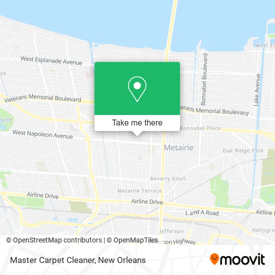 Master Carpet Cleaner map