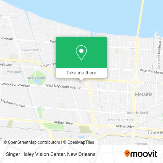 Singer Haley Vision Center map