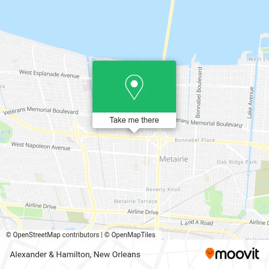 Alexander & Hamilton map