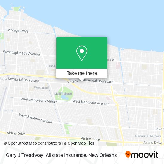 Gary J Treadway: Allstate Insurance map
