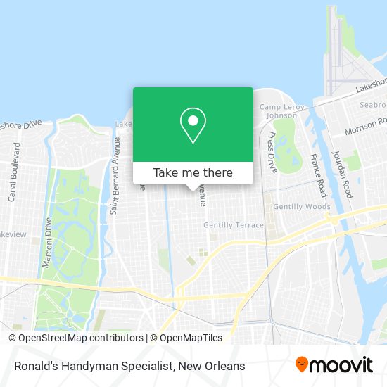 Ronald's Handyman Specialist map