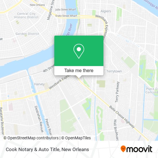 Cook Notary & Auto Title map