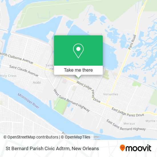 Mapa de St Bernard Parish Civic Adtrm