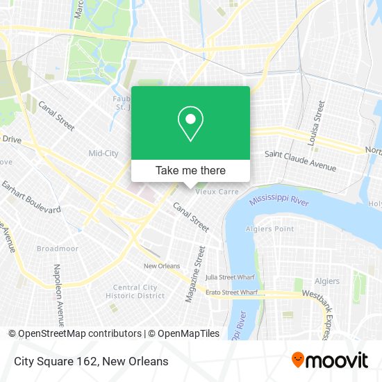 Mapa de City Square 162