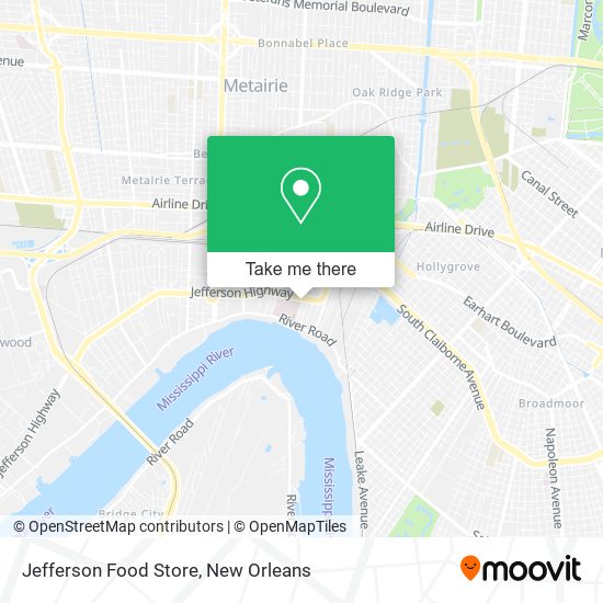 Jefferson Food Store map