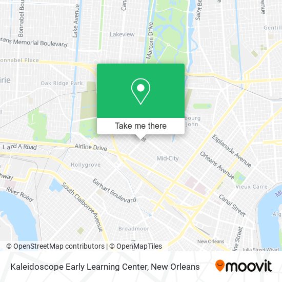 Kaleidoscope Early Learning Center map