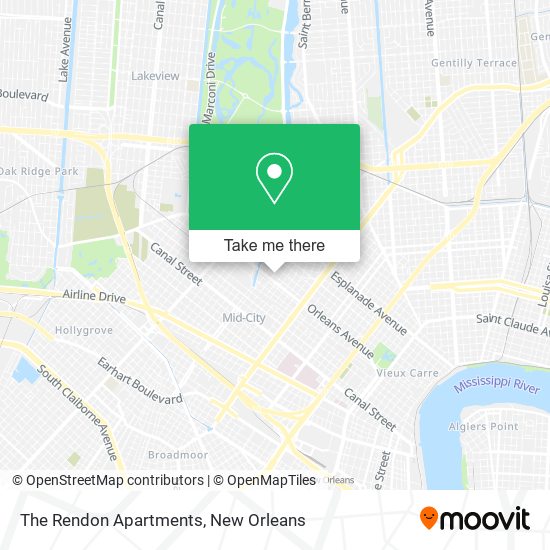 Mapa de The Rendon Apartments