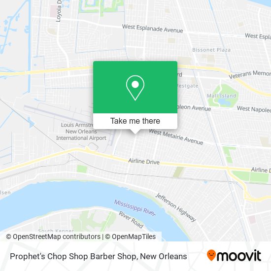 Prophet's Chop Shop Barber Shop map
