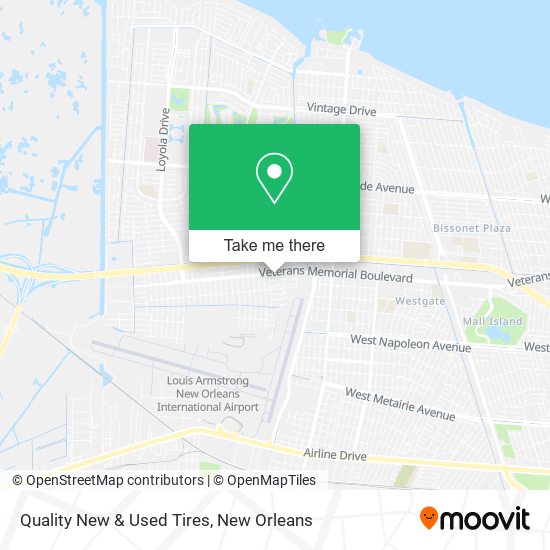 Mapa de Quality New & Used Tires