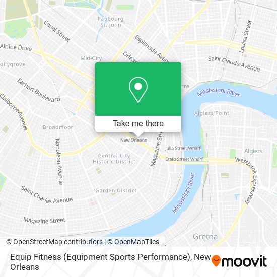 Equip Fitness (Equipment Sports Performance) map