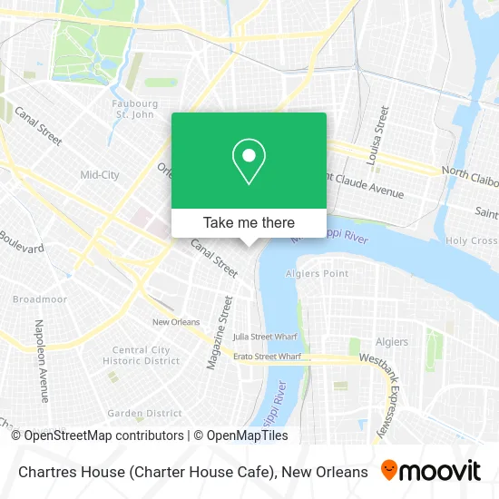 Chartres House (Charter House Cafe) map