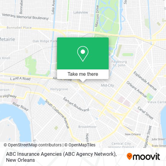 ABC Insurance Agencies (ABC Agency Network) map