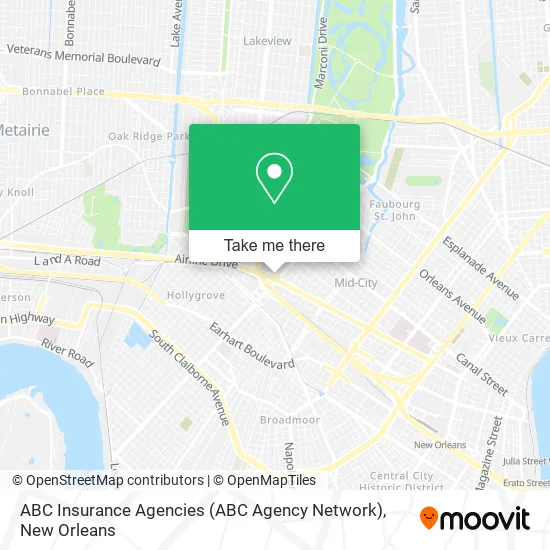 ABC Insurance Agencies (ABC Agency Network) map