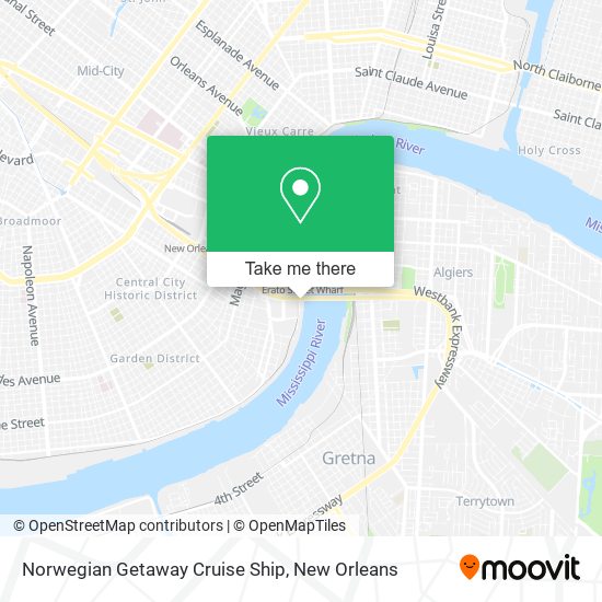 Norwegian Getaway Cruise Ship map