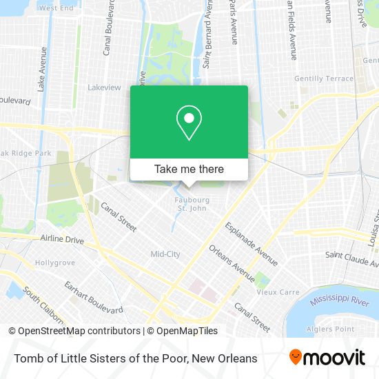 Mapa de Tomb of Little Sisters of the Poor