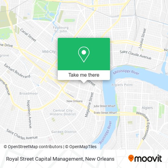 Mapa de Royal Street Capital Management