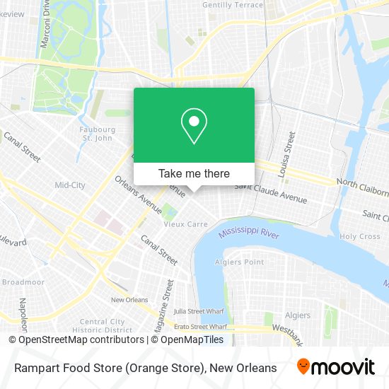 Mapa de Rampart Food Store (Orange Store)