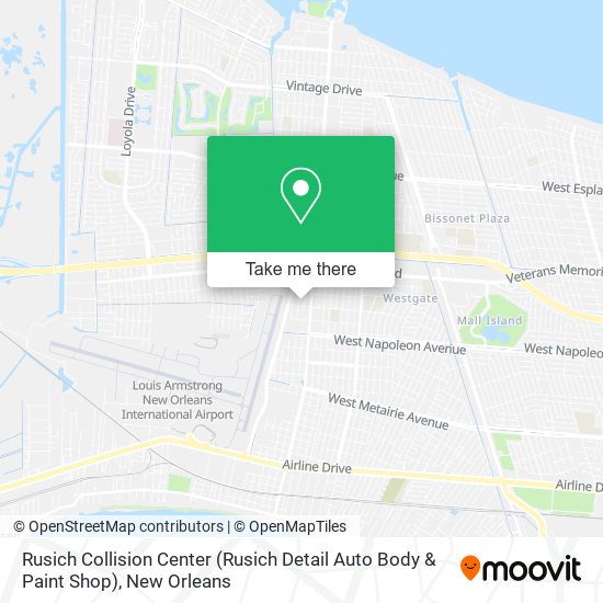 Rusich Collision Center (Rusich Detail Auto Body & Paint Shop) map