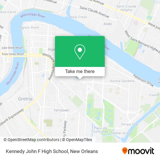 Kennedy John F High School map