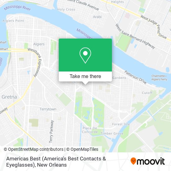 Americas Best (America's Best Contacts & Eyeglasses) map