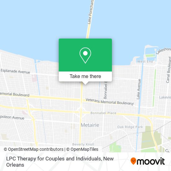 Mapa de LPC Therapy for Couples and Individuals