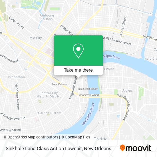 Sinkhole Land Class Action Lawsuit map