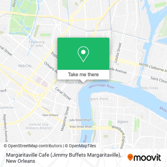 Mapa de Margaritaville Cafe (Jimmy Buffets Margaritaville)