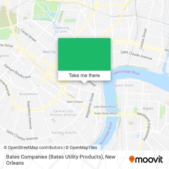 Mapa de Bates Companies (Bates Utility Products)