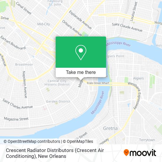 Crescent Radiator Distributors (Crescent Air Conditioning) map
