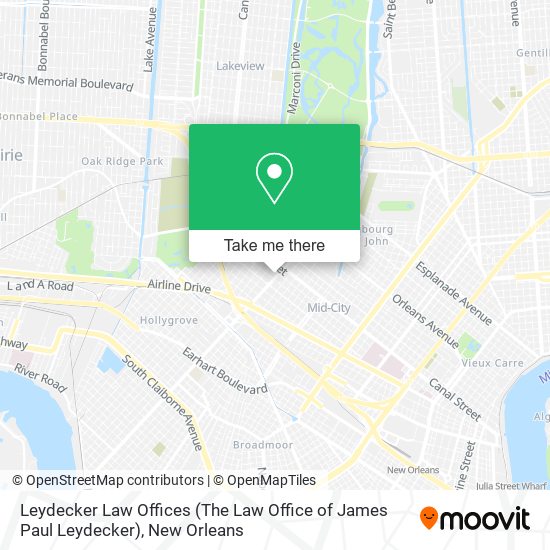 Mapa de Leydecker Law Offices (The Law Office of James Paul Leydecker)