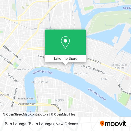 Mapa de BJ's Lounge (B J 's Lounge)