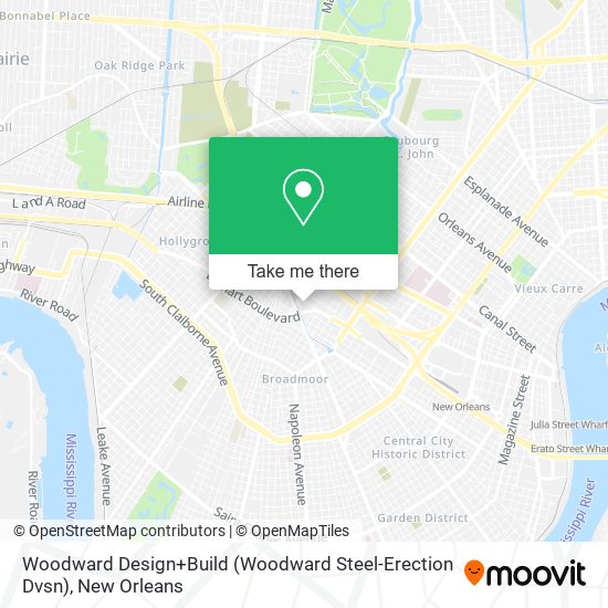 Woodward Design+Build (Woodward Steel-Erection Dvsn) map
