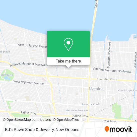 BJ's Pawn Shop & Jewelry map
