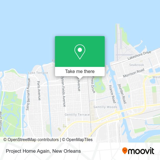 Mapa de Project Home Again