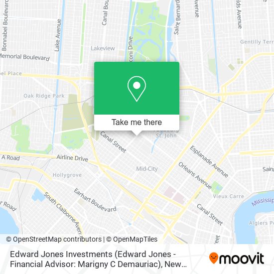 Edward Jones Investments (Edward Jones - Financial Advisor: Marigny C Demauriac) map