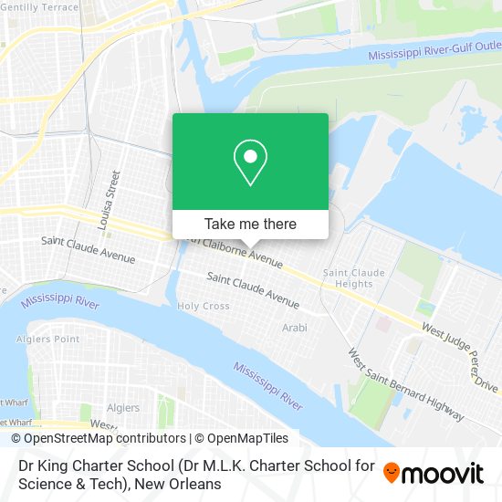 Dr King Charter School (Dr M.L.K. Charter School for Science & Tech) map