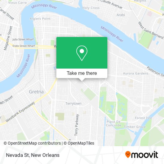 Nevada St map