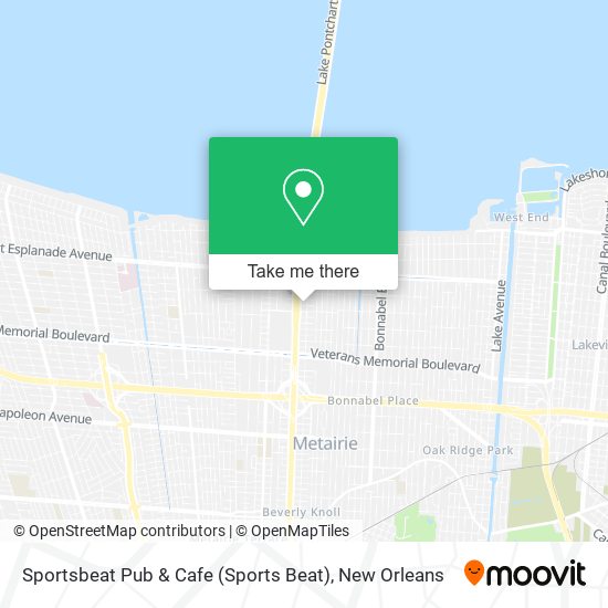 Mapa de Sportsbeat Pub & Cafe (Sports Beat)