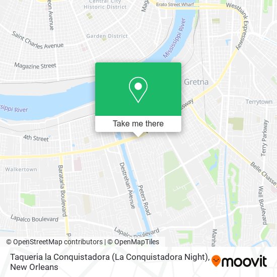 Taqueria la Conquistadora (La Conquistadora Night) map