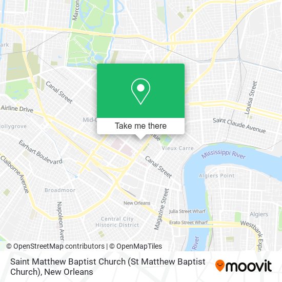 Saint Matthew Baptist Church map