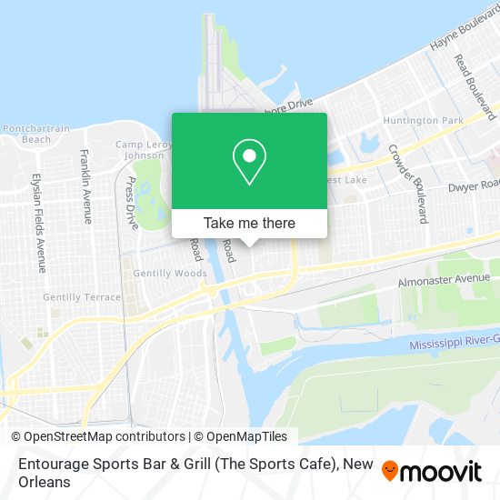 Entourage Sports Bar & Grill (The Sports Cafe) map