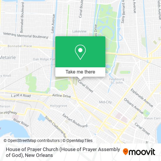 Mapa de House of Prayer Church (House of Prayer Assembly of God)