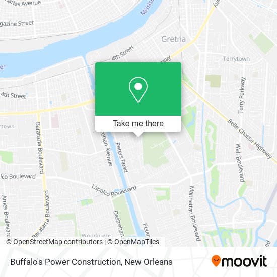 Buffalo's Power Construction map