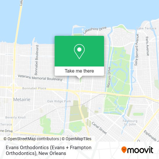 Evans Orthodontics (Evans + Frampton Orthodontics) map