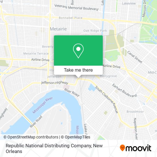 Republic National Distributing Company map