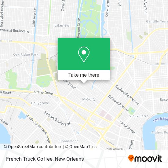 French Truck Coffee map