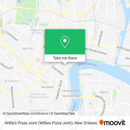 Mapa de Willie's Pizza Joint (Willies Pizza Joint)
