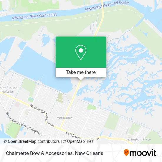 Chalmette Bow & Accessories map