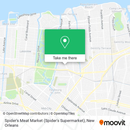 Spider's Meat Market (Spider's Supermarket) map